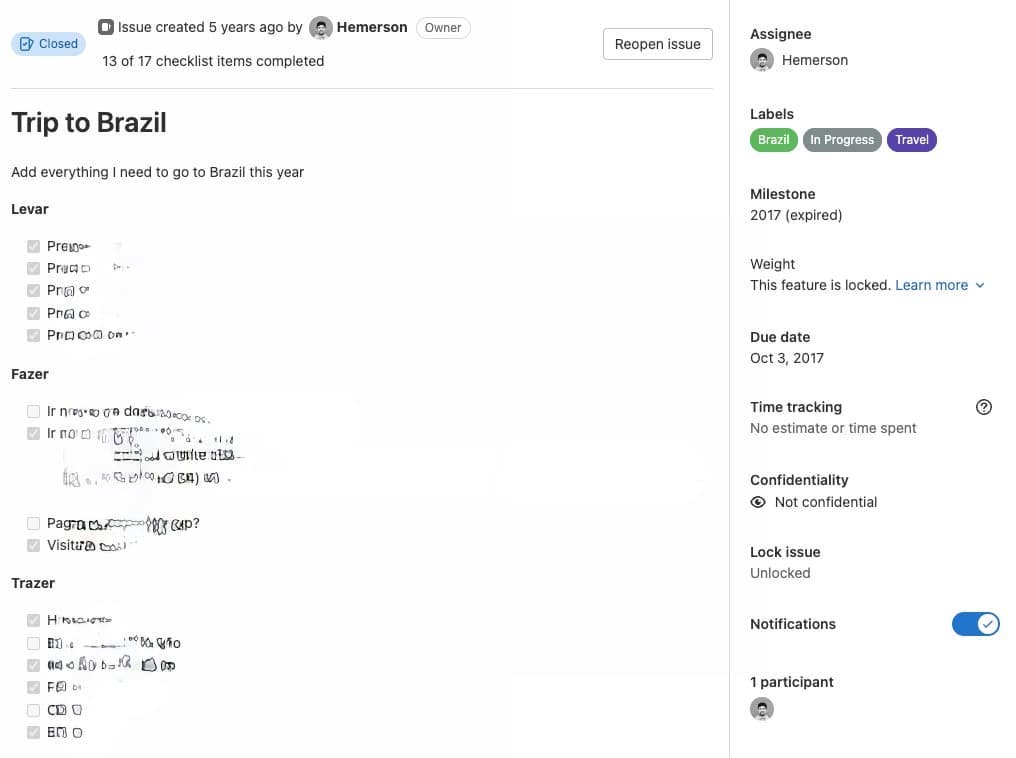 First issue on GitLab First issue on GitLab